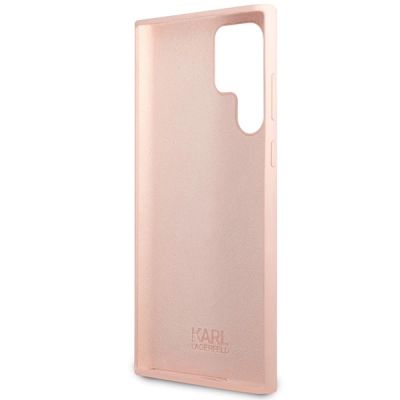7. Karl Lagerfeld KLHCS23LSNIKBCP Sam S23 S918 Ultra hardcase pink/pink Silicone Ikonik