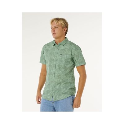 2. RIP CURL Men's Hypno Micro S/S Shirt Green