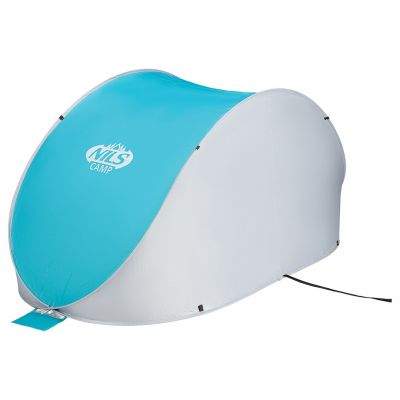 2. NILS CAMP NC3174 self-pitching beach tent, turquoise-gray