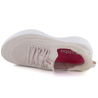 3. Beige women's platform sneakers Kobbo Vinceza 102421