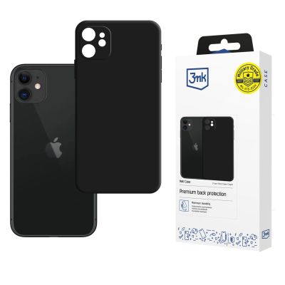 6. Apple iPhone 11 - 3mk Matt Case black