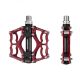 4. Rockbros JT201012LR 2010-12L Aluminum Platform Bicycle Pedals - Red