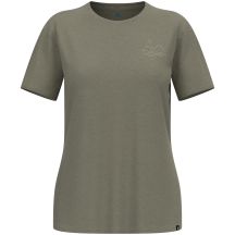 Odlo ASCENT SUN. SEA. MOUNTAINS. women's crew-neck short-sleeve T-shirt, beige