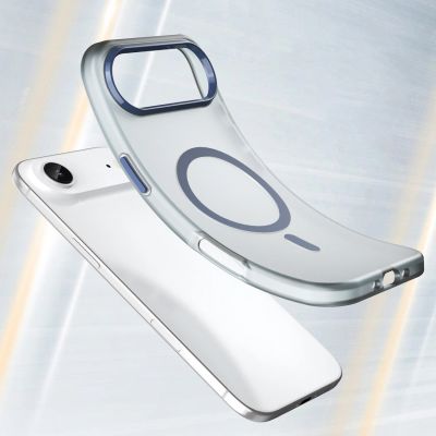 6. Magnetic Abrasive iPhone 17 Air Case Compatible with MagSafe - Matte Blue