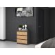 2. Chest of drawers M3 70x40xH77 anthracite/artisan