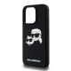 6. Karl Lagerfeld Silicone Karl&Choupette MagSafe case for iPhone 15 Pro - black