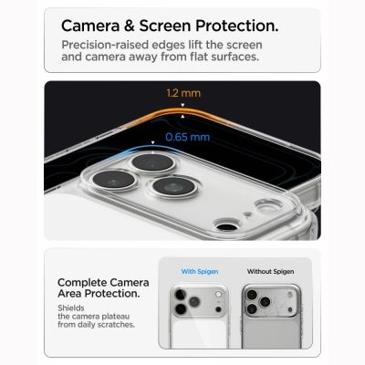 12. Spigen Ultra Hybrid MagSafe Case for iPhone 18 Pro / 17 Pro - White