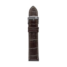 Zeppelin brown leather strap, 20 mm