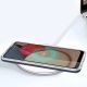7. Clear 3in1 case for Samsung Galaxy A03s (166) frame gel cover blue
