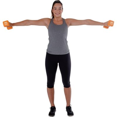 12. NEOPRENE Dumbbell 4KG PURE 2 IMPROVE 1 PC.