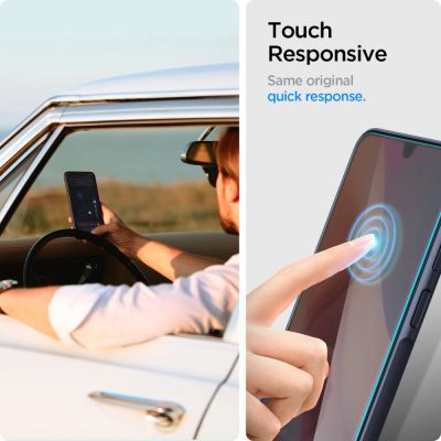 6. Spigen Glas.tR Slim 2-Pack Tempered Glass for Samsung Galaxy A16 4G / 5G - Transparent