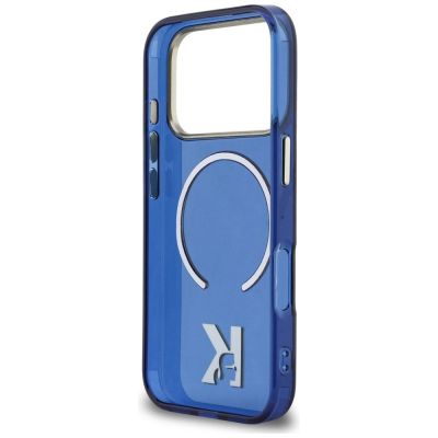7. Karl Lagerfeld IML K Head Logo MagSafe Case for iPhone 17 Pro - Blue