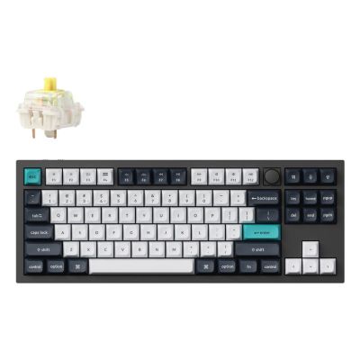 Keychron Q3 Max Gaming Keyboard USB + RF Wireless + Bluetooth QWERTY Black, Cyan, Dark Blue, White
