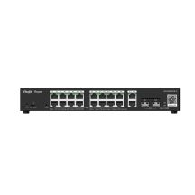 Ruijie Networks RG-ES220GS-P Managed L2 Gigabit Ethernet (10/100/1000) Network Switch with PoE Support, Black