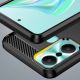 6. Carbon Case case for Infinix Hot 20 Play flexible silicone carbon cover black
