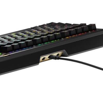 5. Glorious Gaming GMMK 3 PRO HE 75% Prebuilt USB Keyboard QWERTY US English Black