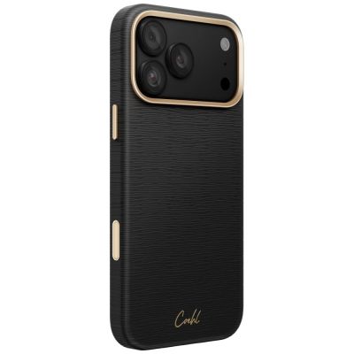 2. Uniq Coehl Mirelle Magnetic Charging Case for iPhone 18 Pro Max / 17 Pro Max - Black