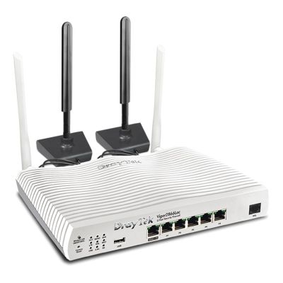 2. DrayTek Vigor 2866L Wireless Router Gigabit Ethernet Dual-band (2.4 GHz/5 GHz) 4G White