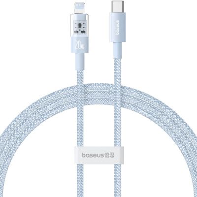 Baseus Gem USB C-IP Cable 20W 1m (Blue)