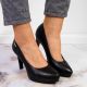 10. Pumps on the platform matte black W Sergio Leone