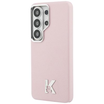 2. Karl Lagerfeld K Metal Logo MagSafe Case for Samsung Galaxy S26 Ultra - Pink