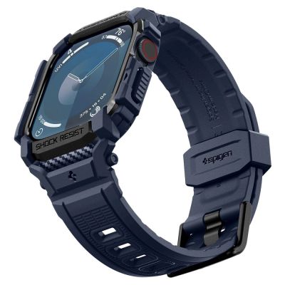 6. Spigen Rugged Armor "Pro" Apple Watch Strap 46mm - Blue