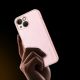 9. Dux Ducis Yolo iPhone 14 Plus case elegant pink faux leather cover