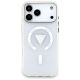 3. Guess IML Gradient Triangle Logo MagSafe Case for iPhone 17 Pro Max - Transparent