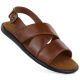 Comfortable men's brown sandals Bugatti TT153132