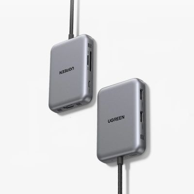 5. Ugreen USB-C 7in1 HDMI Hub USB-C USB-A SD/TF - Gray