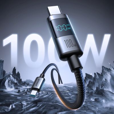 2. Joyroom S-A16 Pro Prism Series 100W USB-C Cable - USB-C with Digital Display 1.2m - Black