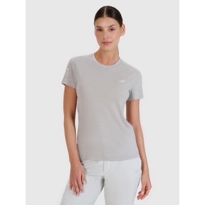 Women's Merino Wool Trekking T-shirt 4F 4FWSS25TFTSF1269-27S