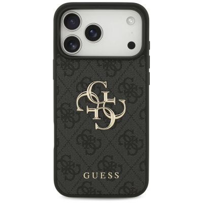 3. Guess 4G Big Logo Case for iPhone 17 Pro Max - Black