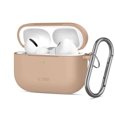 Tech-Protect Silicone Hook Case for AirPods Pro - Beige