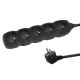 ESPERANZA POWER STRIP 5 SOCKETS 3M BLACK ELK208K