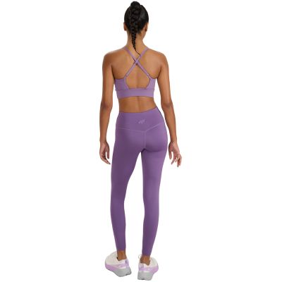 10. 4F FNK F360 women's leggings purple 4FWAW25TFTIF360 53S