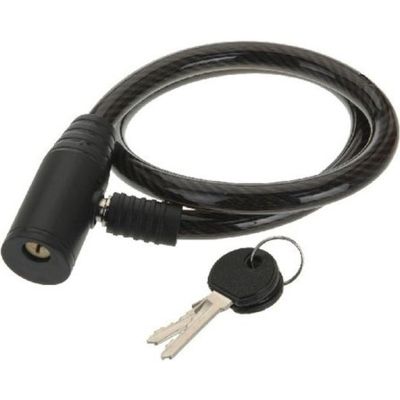 5. XQMAX SPIRAL BIKE LOCK WITH KEY 0.8x65CM BLACK