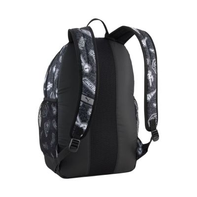 3. Puma Academy AOP Backpack Black and Gray 91150 25
