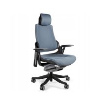 Wau BL417 slategrey office chair/black