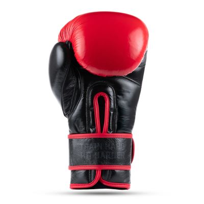 4. Warrior RED Genuine Leather Boxing Gloves