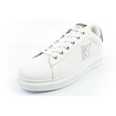 3. Karl Lagerfeld men's shoes sneakers Kapri natural leather white