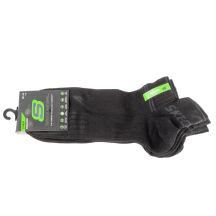 Skechers 3PPK Bamboo Mesh Sneaker Socks SK43098-9999 Black 39-42