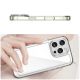 4. Outer Space Case for iPhone 16e / 17e Cover with Flexible Frame - Transparent