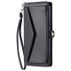 13. Samsung Galaxy A56 5G Leather Wallet Case with Stand Function and Straps - Black