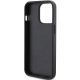 7. Guess 4G Triangle Metal Logo case for iPhone 14 Pro - black
