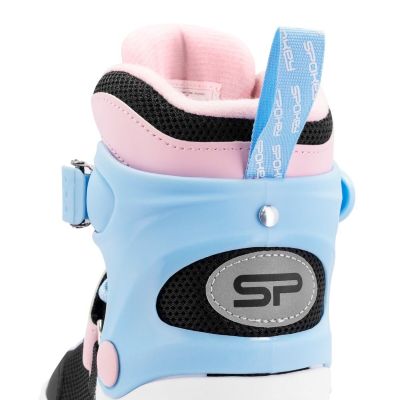 7. Spokey Joy Jr Roller Skates SPK-942278 size 27-30 GN/BL