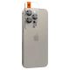 2. Spigen Optik.tR EZ Fit Camera Protector for iPhone 14 Pro / Pro Max / 15 Pro / Pro Max - Natural Titanium 2 pcs.