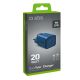 2. SBS TETRGAN1C20B 20W GaN Wall Charger with Power Delivery - Blue