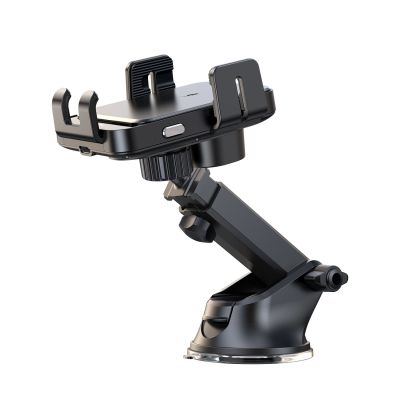 2. Joyroom JR-ZS219 electric dashboard mount with 15W inductive charger - black