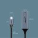 10. Ugreen external network adapter RJ45 - USB Type C (1000 Mbps / 1 Gbps) Gigabit Ethernet gray (CM199)